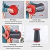1pcs Portable round Folding Chair Accordion Chair Height Adjustment Simple Tool Elephant Swing Playground Queue Chair