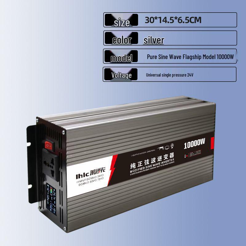 High-Power Pure Sine Wave Smart Inverter: 12V/24V/48V/60V To 220V for Car and Home Use
