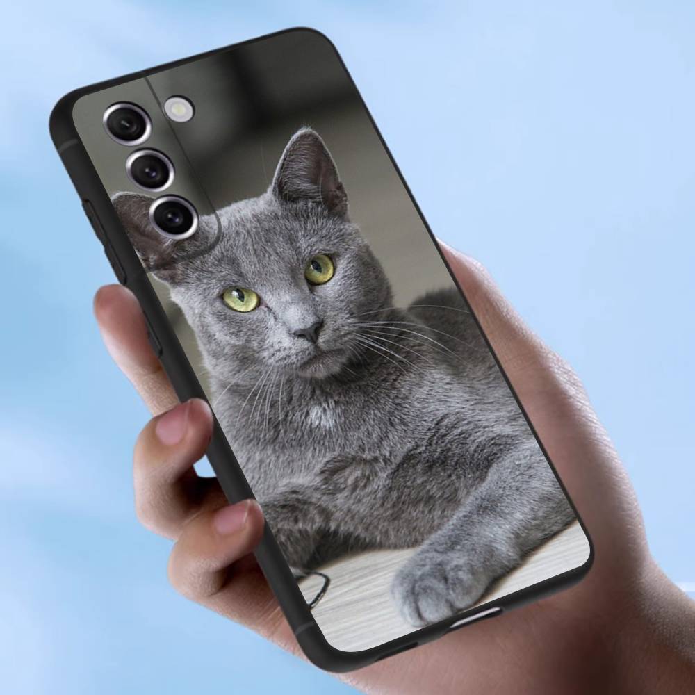 

Чехол для телефона Samsung Galaxy с изображением британской короткошерстной кошки Case S25 S23 S22 S21 S30 S20 S10 Ultra Plus FE Мягкий чехол из ТПУ Samsung S30ULTRA 5G