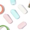 Macaron Color Mini Tape Cutter, Portable Washi Tape Dispenser & Cutter with Stainless Blade (48mm)