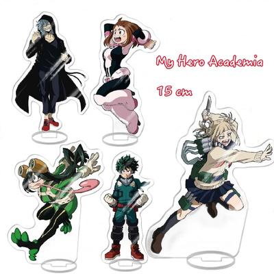 Anime My Hero Academia Acrylic Stand Figure Cartoon Todoroki Shoto PVC Desktop Standing Plate Decoration Model Toy Gifts