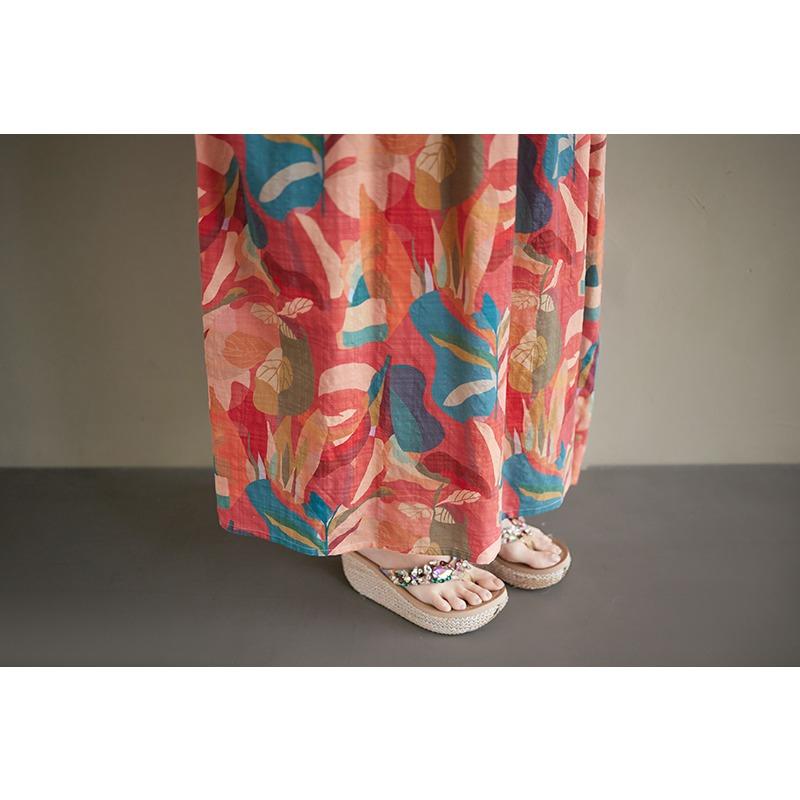 DIMANAF Neu 2026 Sommer Strand Damen Übergröße Vintage Dame Langes Kleid Locker Übergröße Maxi Blumenmuster Baumwolle Sommerkleid
