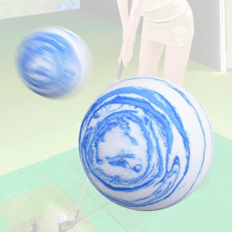 10Pcs Soft EVA Elastic Golf Balls for Indoor/Outdoor Golf Practice Sponge Practice Golf Balls Garden Golf Training Balls