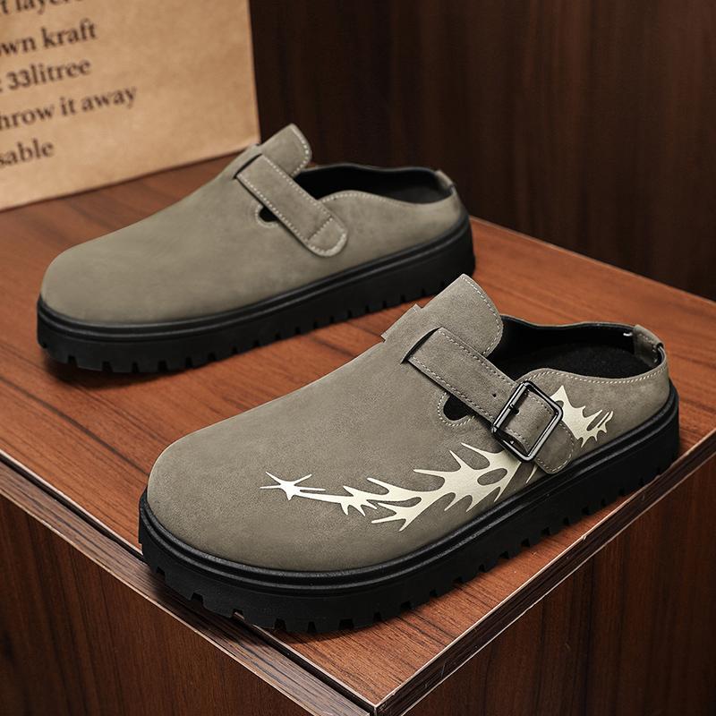 Fashion CYYTL Men Summer Slippers Casual Outdoor Shoes Breathable Sneakers Walking Hiking Loafers Luxury Designer Comfort Slides Fashion