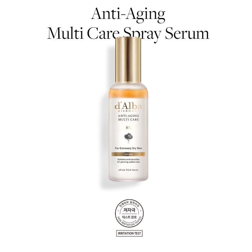 d'Alba Multi-K Spray Serum 8% – Wzmacniacz Blasku i Nawilżenia, 70ml