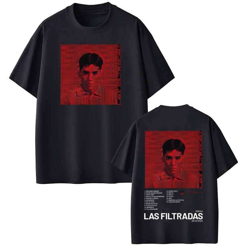 

Rapper CRIS MJ Tour Album Graphics T-shirt Men Women Fashion Vintage T-shirt Short-sleeved Gothic Punk pure Cotton T-shirts ... S разноцветный