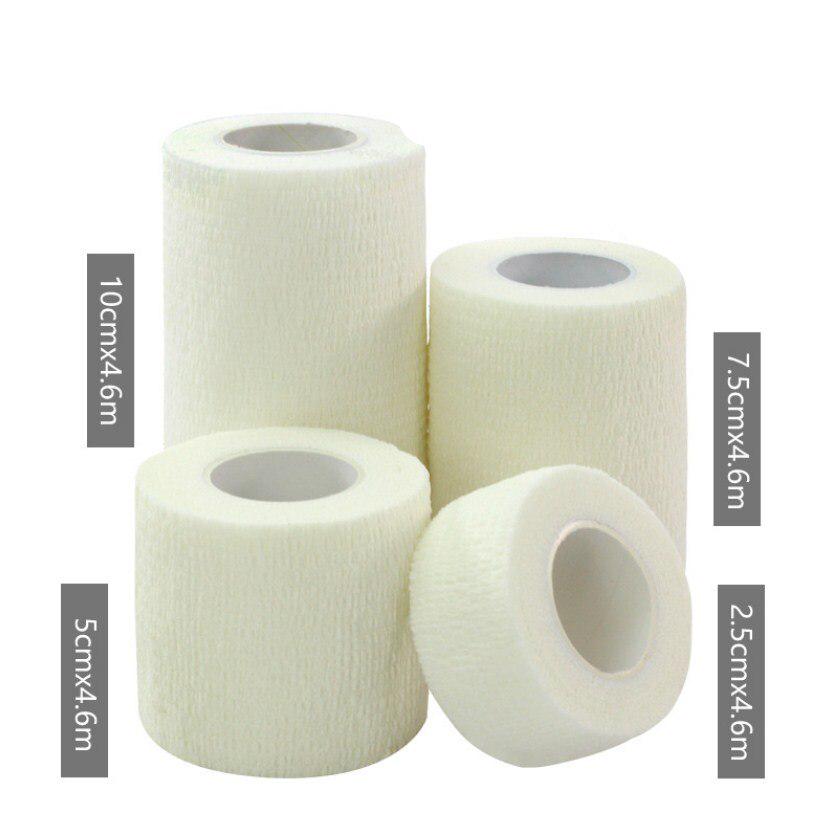 4.6M Sport Tape Waterproof Self Adhesive Elastic Bandage Muscle Tape Finger Joints Wrap Bandage Nonwoven Cohesive Bandage