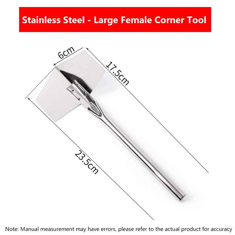 1/4Pcs Construction Tools Stainless Steel Putty Knife Drywall Scrapers Hand Tool Inside Outside Corner Scraping Puller