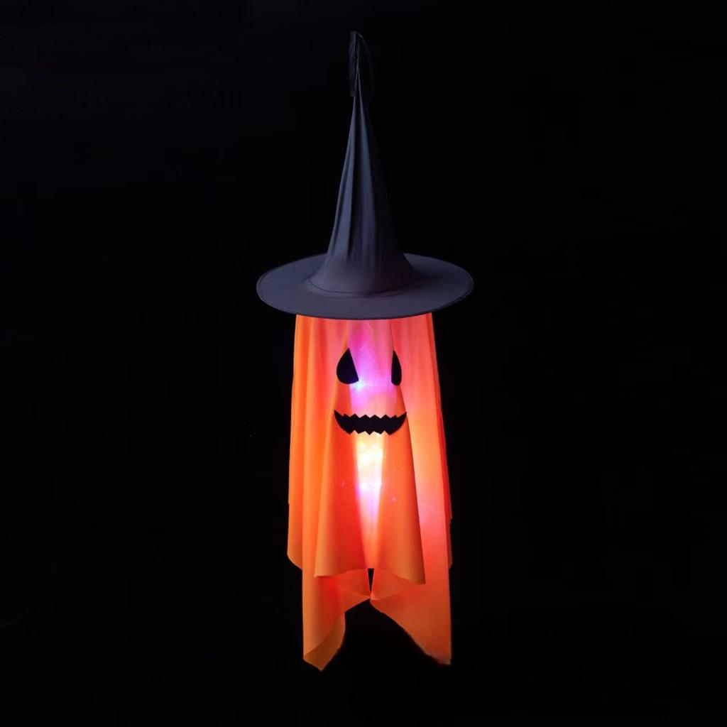 Halloween Decorations Hanging Ghost Witch Hat Indoor Outdoor Halloween Decorations for Home Office Party Haunted House