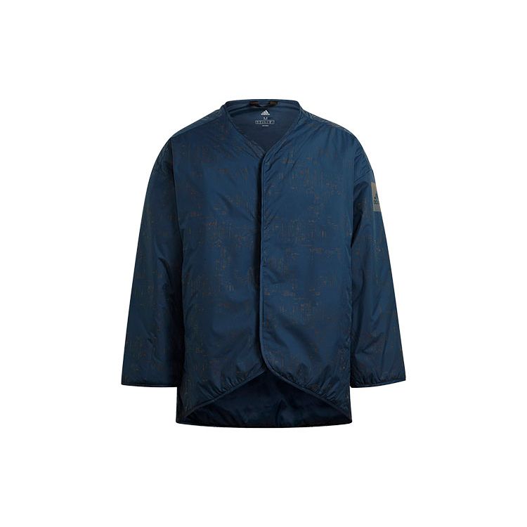 adidas Outdoor-Sport Vier-in-Eins Abnehmbarer Parka Herren Oberbekleidung Blau GR0594