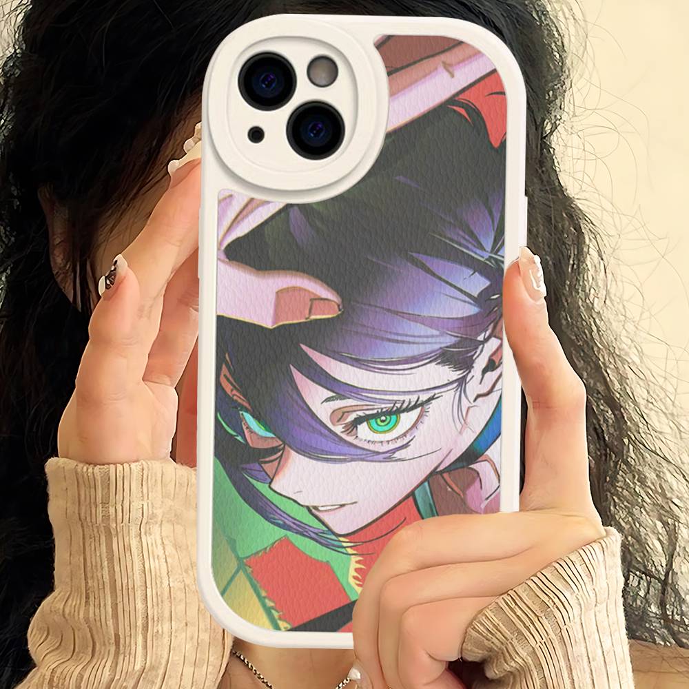 

Action Anime Chainsaw Man Reze Arc Phone Case For IPhone 16 15 14 13 12 11 Pro Max Plus Leather Cover iphone 11 pro