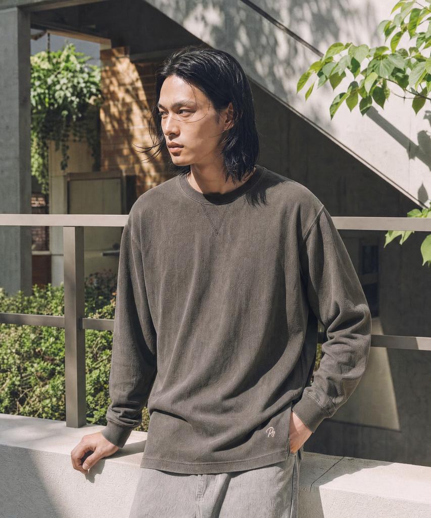 PERSTEP Wips Long Sleeve T-Shirt Brown Jilt4777
