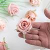 Artificial Flowers Silk Roses Heads Garland Accessory Home Table Wedding Festival Decoration Valentine's Day Diy Gifts Scrapbook
