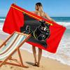 Penrith Panthers Glory Print Beach Towel, Large Soft Quick Dry Towel for Beach Camping Swimming
