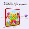 3D Mushroom Nail Puzzle Jigsaw Toys Montessori Baby Toys Cartoon Animal Puzzles Games Kids Early Educational Toys Children Gifts