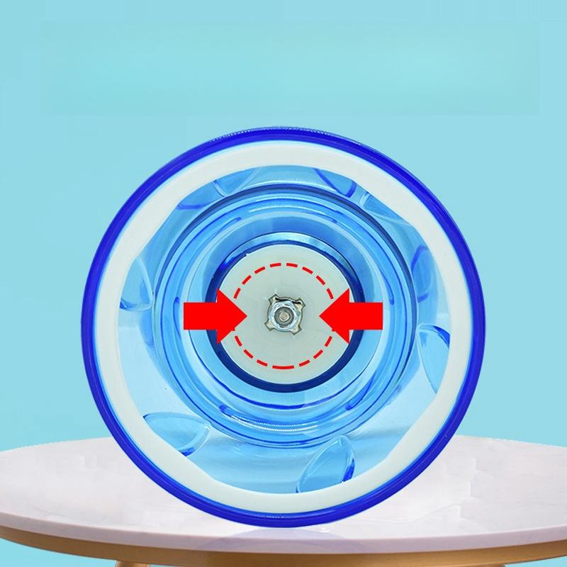 A Set Of Yo-Yo Toy Outdoor Fitness Toy Set For Children And The Elderly Three Bearing Soft Rubber Diabolo Double Head Pull Bell