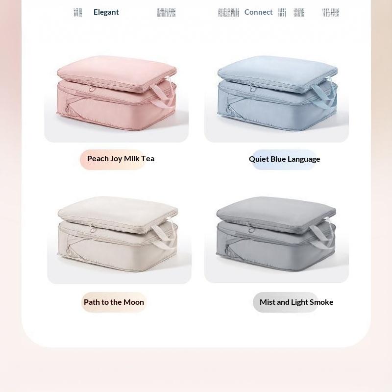 Compressible Travel Packing Cubes 40% Space Saving Water Resistant Organizers Perfect Gift for Frequent Travelers Luggage Packing