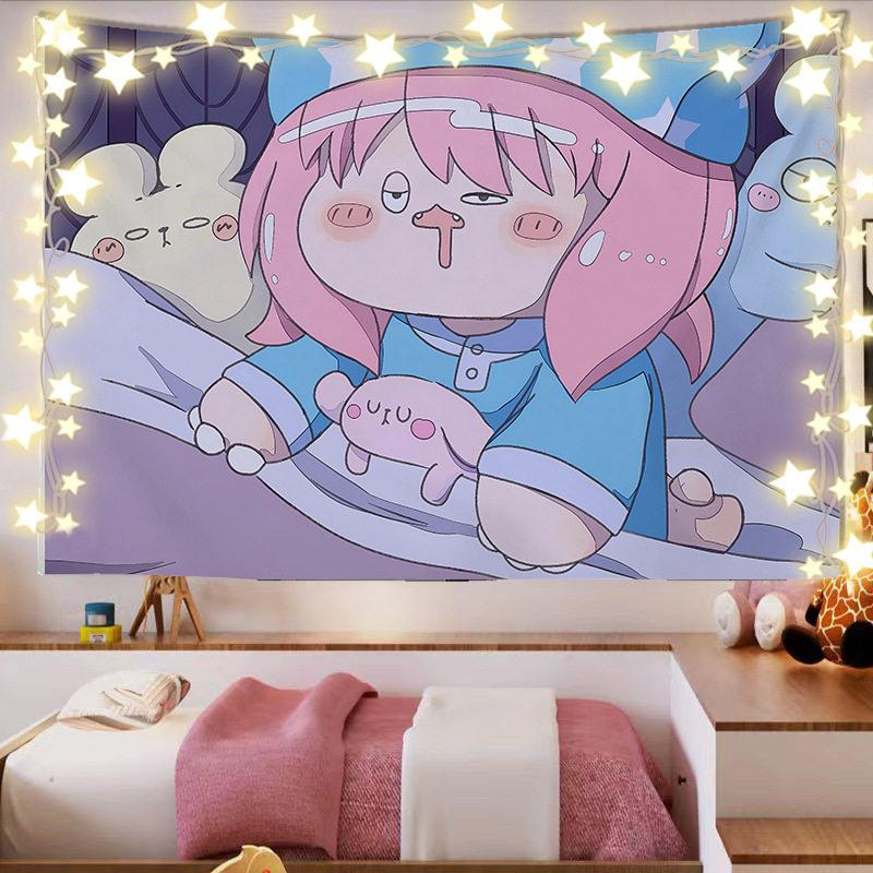 Spy X Family Ania Anime Tapiz de Pared Cabecero Decorativo para Dormitorio Dormitorio Decoración de Pared de Anime Obras de Arte para Fans