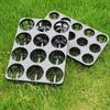 1PC Growing Seedling Hole Tray Phalaenopsis Tray 12-hole Flower Seedling Pot Bracket