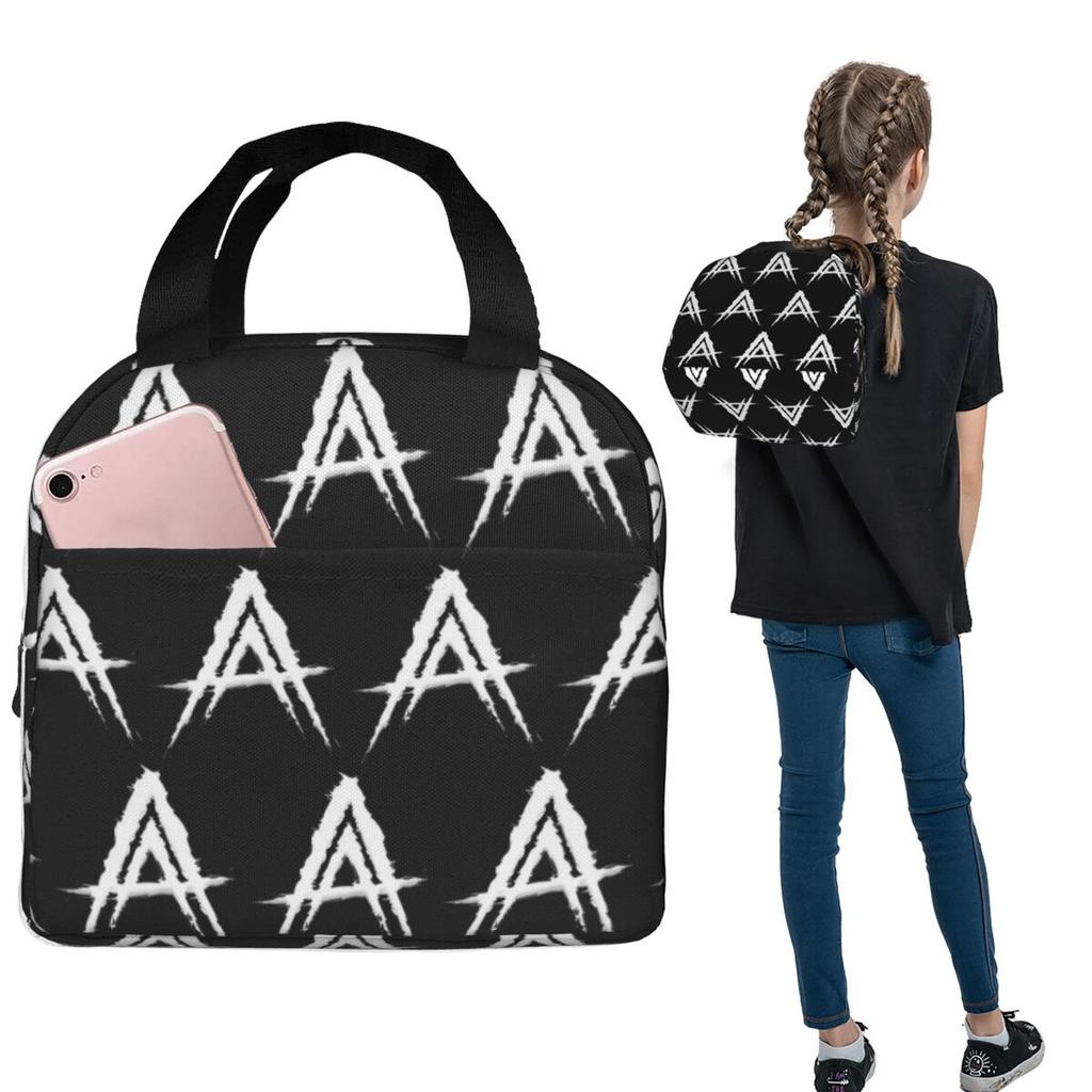 Anuel AA Insulated Lunch Bag for Women Children Portable Food Boxes Thermal Lunch Box Tote