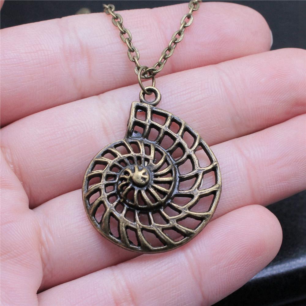 Schildkröte Seestern Muschel Anhänger Antik Bronze Metall Brautkragen Halskette für Strandhochzeit Trendiges Geschenk