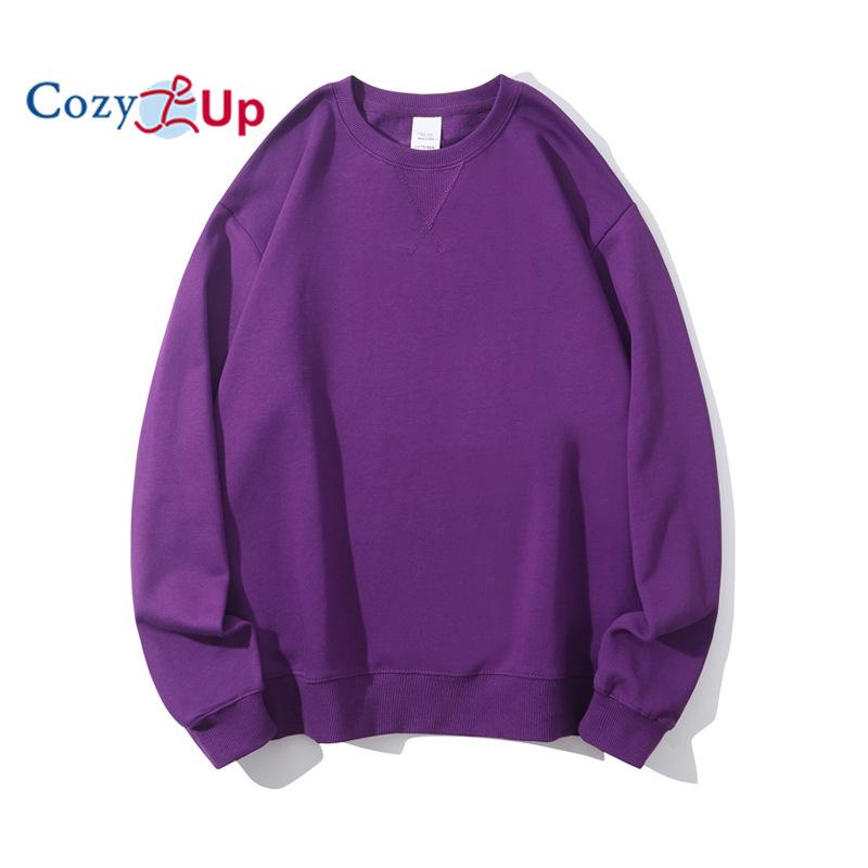 Cozy Up Fleece, Cotton-Blend Pullover, Crewneck Sweatshirt for Men