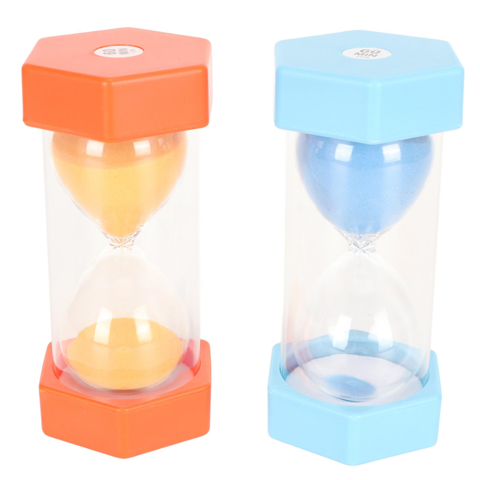 

2 шт. Песочные часы 60 минут песочные часы таймер для детей игры класс дома кухня офис