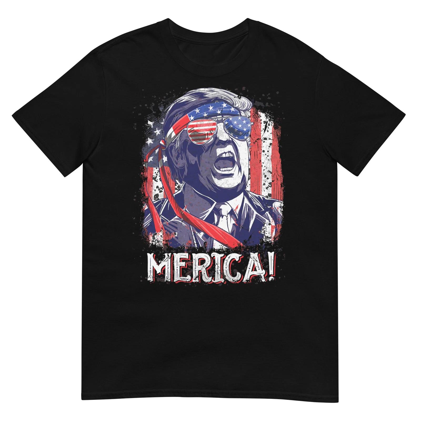 

Trump 4th Of July Shirt Star Spangled Hammered Drinking Tee T-Shirt L