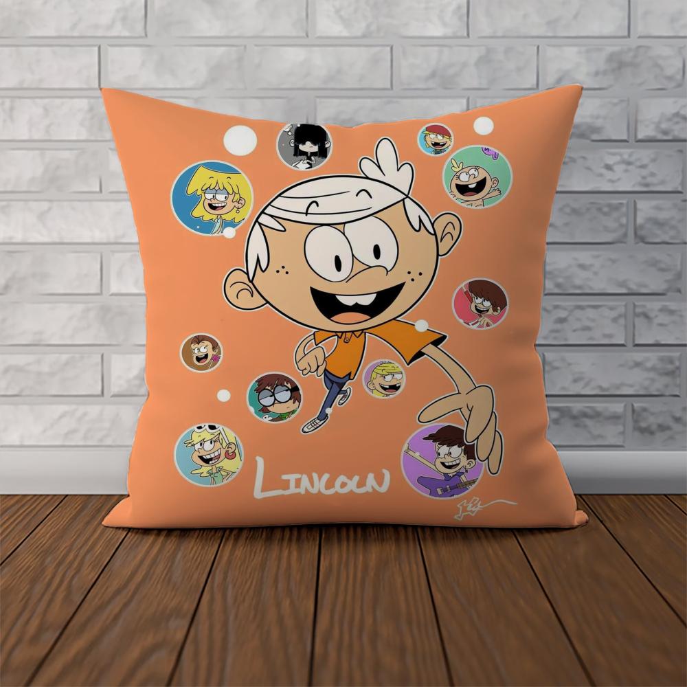 The LLoud House Pillow Case For Car Sofa Decorative Home Doublesided Print Plush Square Throw Pillow Cushion Cover