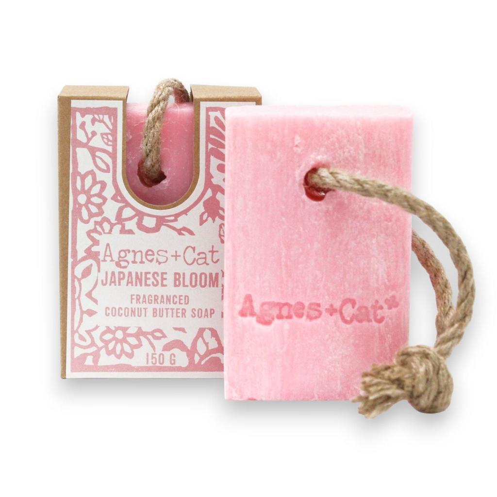 Soap On A Rope Bar, Japanese Bloom