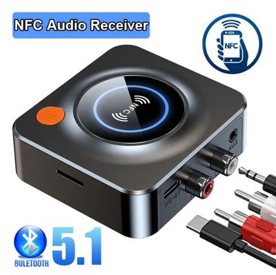 Neuer NFC Bluetooth 5.1 Empfänger Auto NFC Stereo AUX 3,5 mm Klinke RCA Optischer Bluetooth Audio Wireless Adapter TV Wireless Car Kit