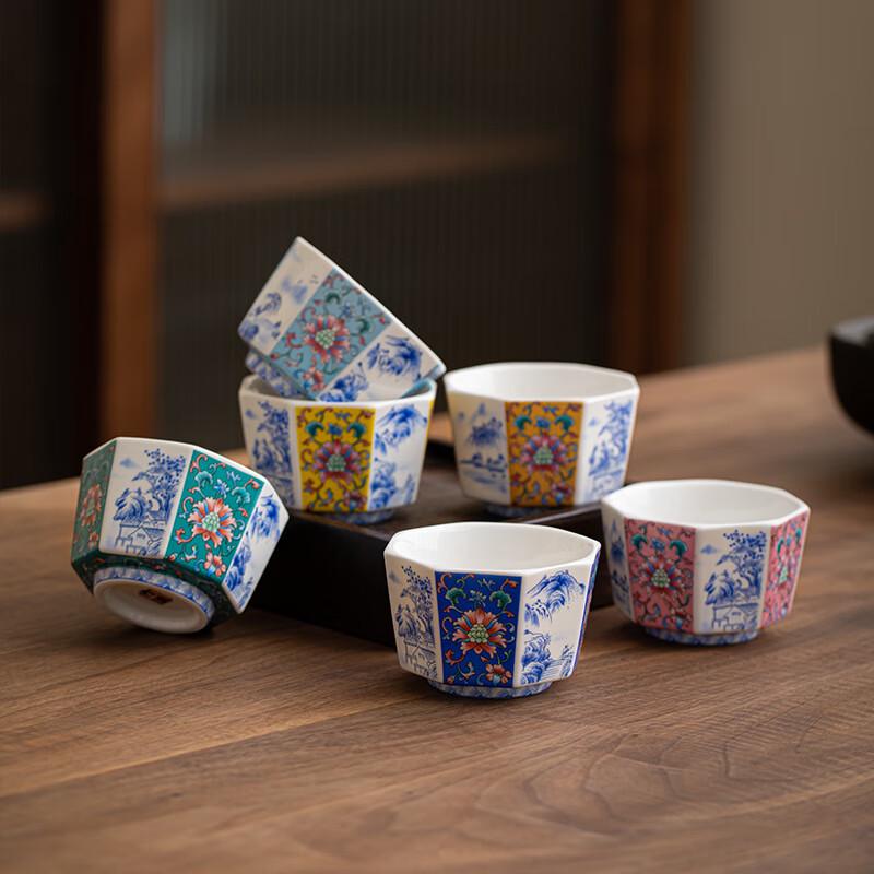 Shangqi Vintage Enamel Ceramic Teacup