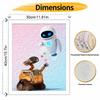 Disney Wall E And Eve Oil Paint Digital Painting Art Kit FillIn Painting Home Decor