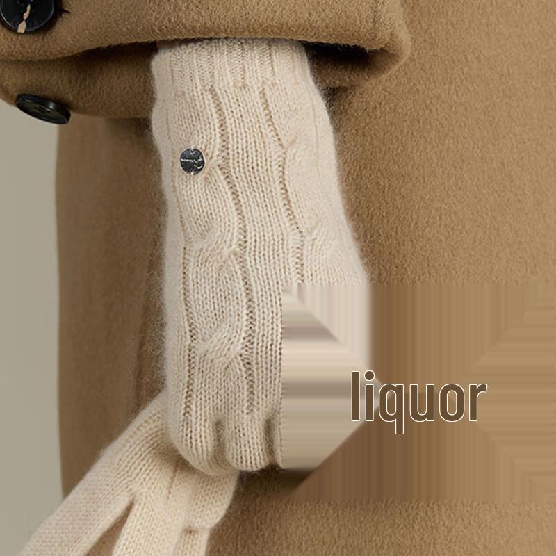 JIUMU Женские зимние кашемировые перчатки крупной вязки One Size