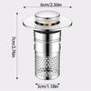 Practical Bathtubs Drain Stoppers And Drain Collector Bounces Designs Without Clog Filter Basket Accessory for Drain