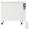 Electric Heater of 1000/2000W with Timer and Heat Settings for Rooms max 15 m², 75x31x66.5 cm, White