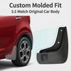 Car Exterior Accessories Mud Flaps for KIA Picanto Morning 2010-2024 Tire Splash Guards for Fender Protector 4PCS Set In Black