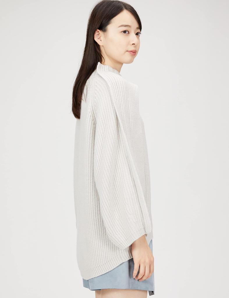 Snidel Open Design Knit Sweater SWNT224132 OWHT F Women's