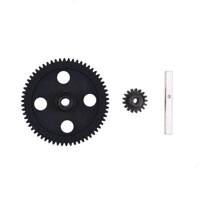 Metal Reduction Gear + Motor Gear Part For Wltoys 1/12 12428 12423 12429 RC Car
