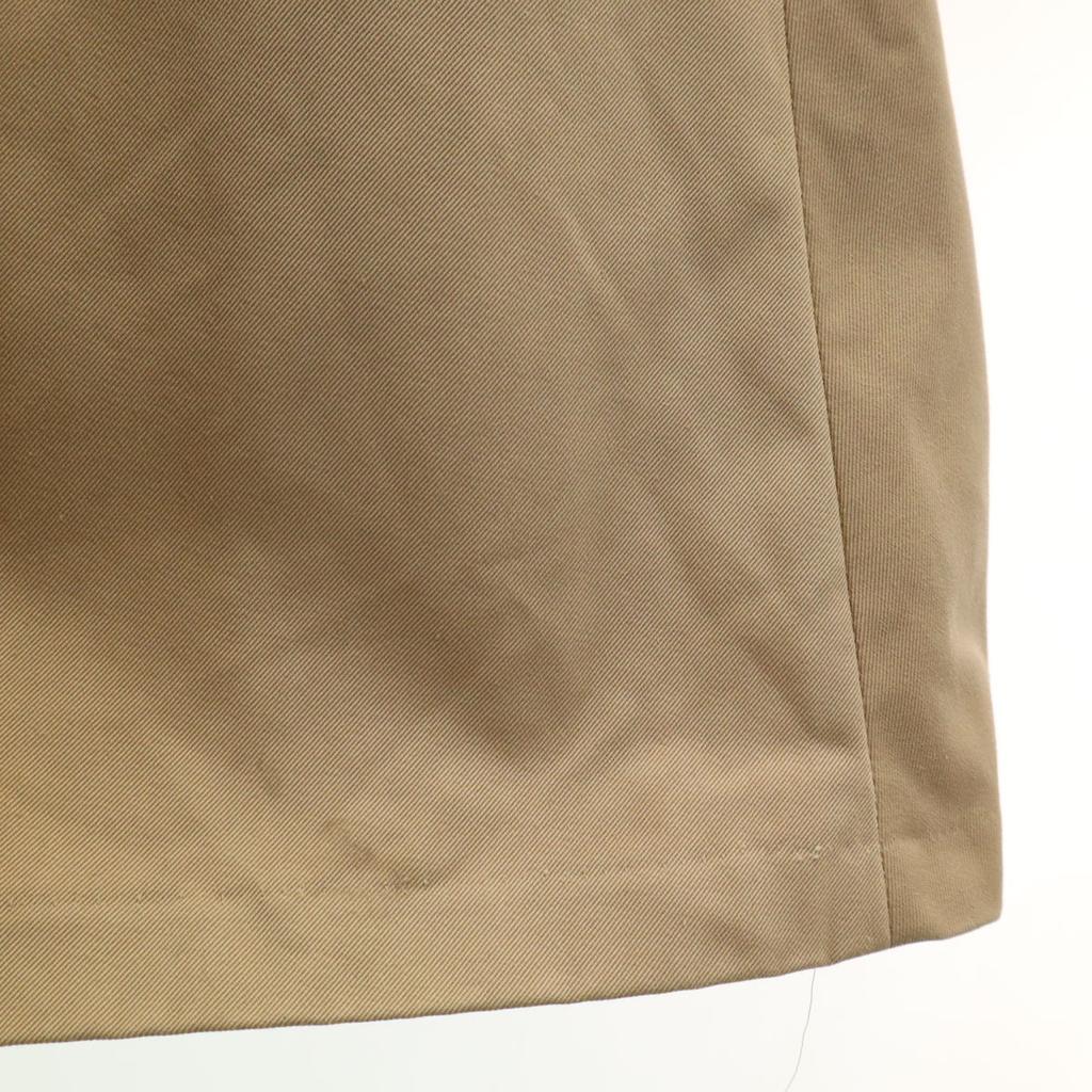 Danton Long Length Tuck Chinos Skirt 34 Beige Women Used