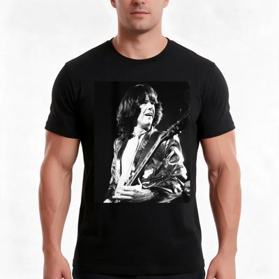 Gary Moore 1978 Tshirt Summer Casual Cotton Tee Oversized Streetwear Tops Vintage Graphic Print Loose Fit Short Sleeve