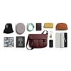 [Bellroy] Cinch Messenger 12L Capacity Lightweight Shoulder Bag Messenger Bag Water-Resistant Fabric Easy Storage - Burgundy