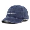 Fashion Letter Embroidery Short Brim Baseball Cap Soft Top Washed Cotton Sunscreen Caps Men Women Outdoor Streetwear Hat