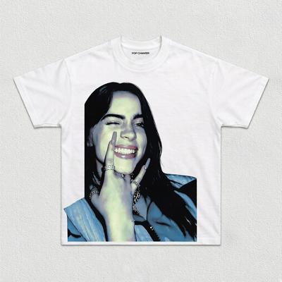 2026 WiosnaLato Billie Eilish Ocean Eyes Koszulka TeeNavi Wysoka Jakość Streetwear Miękki Klasyczny Styl Y2K Ubrania Y2k Unisex