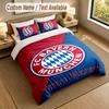 Bedding Set 1 Duvet Cover 2 Pillowcases Bayern Munich Print Soft Bed Linen Bedroom Decor