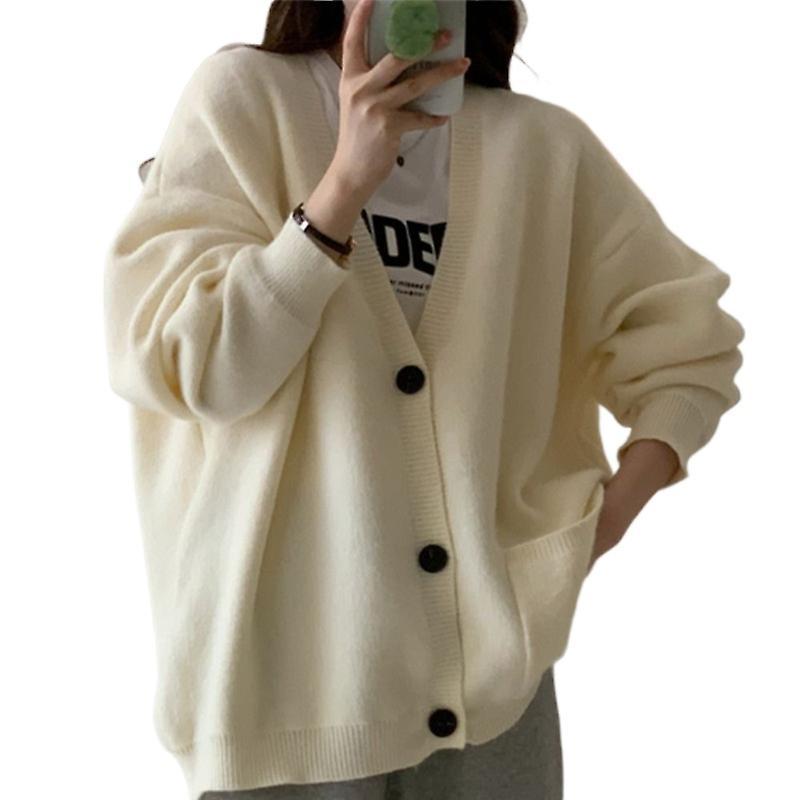 Single Breasted Sweater Coat
