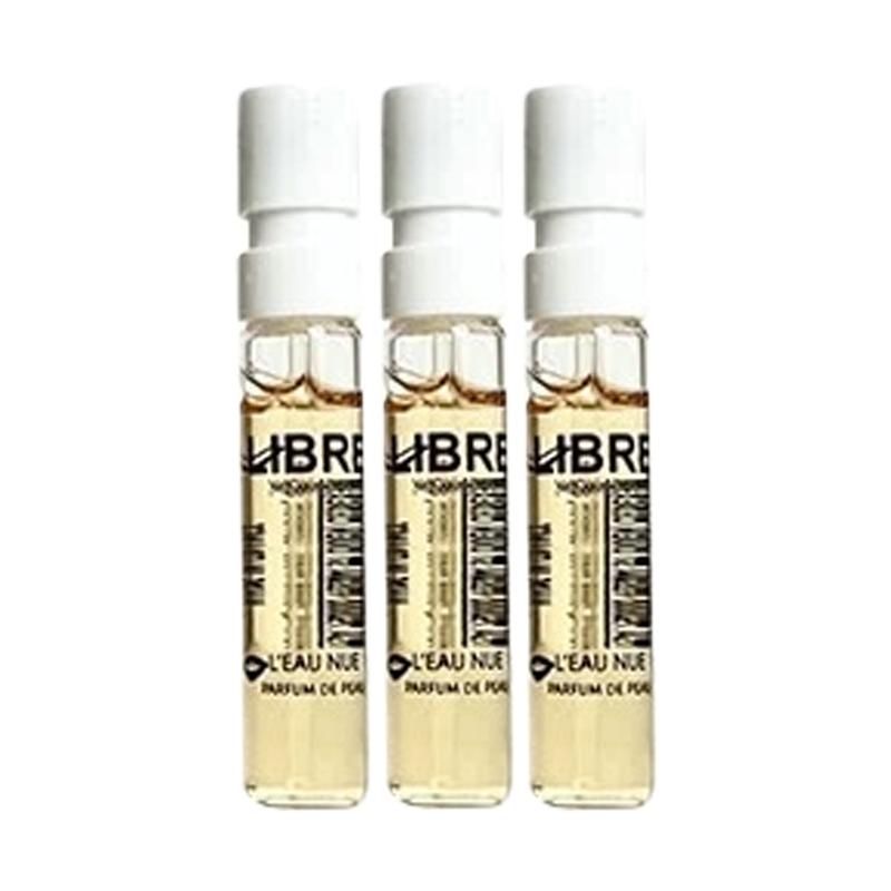 SAINT LAURENT Женский набор пробников парфюма Nude Eau De Parfum Зеленый Цитрусовый Бергамот Нежный 2ml*3