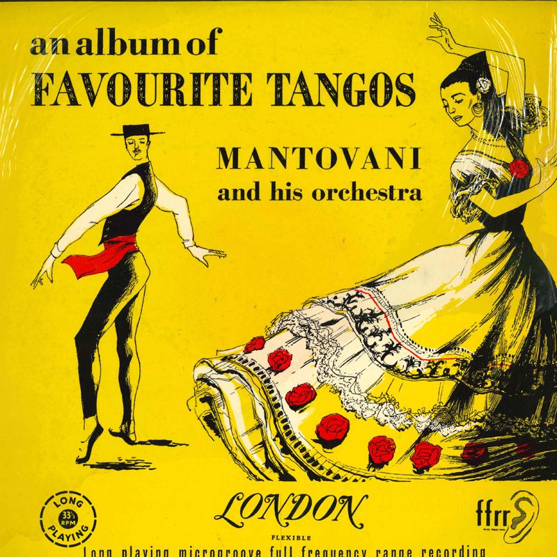 

LP Record MANTOVANI - An Album Of Favourite Tangos LC3019 LONDON Japan Latin Used