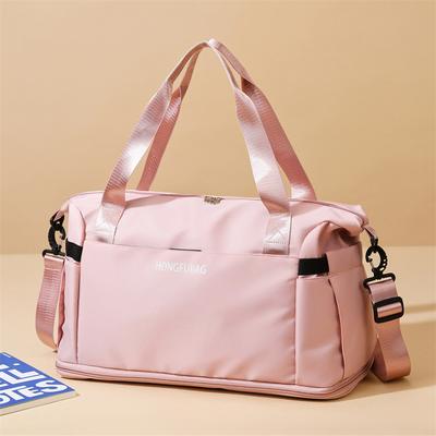 Crossbody Travel Bag Women's Large-capacity Lightweight Portable Shoulder Travel Luggage Bag Storage Bag Fitness Maternity Bag