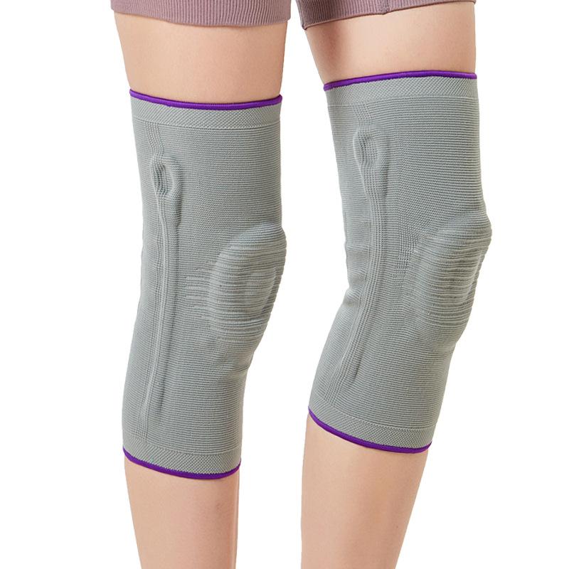 

Спортивные наколенники Силиконовые пружинные наколенники Альпинизм Бег Баскетбол Езда Вязаные дышащие Наколенник Защита ноги XXL size, one pack серый